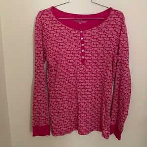 Vineyard Vines Whale Patterned Henley